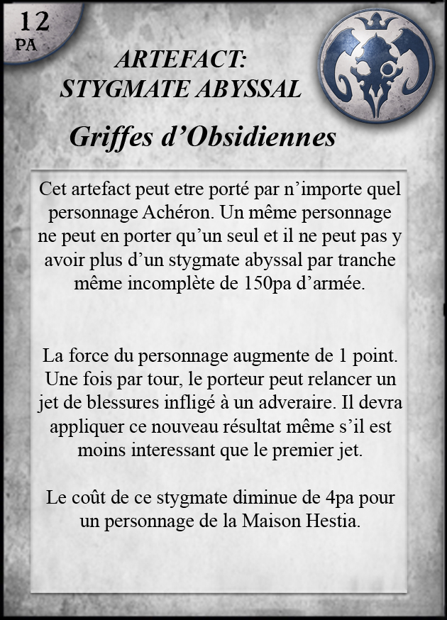 Griffes d'Obsidienne